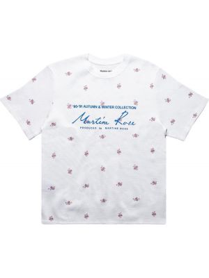 Классическая футболка в цветочек Martine Rose