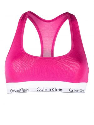 Bralette Calvin Klein ružičasta