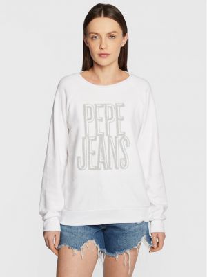 Sweatshirt Pepe Jeans weiß