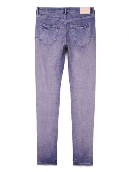 Madala vöökohaga kitsa lõikega teksapüksid Purple Brand
