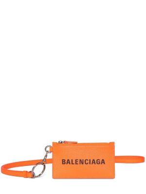 Peňaženka Balenciaga - oranžová