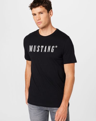 Marškinėliai Mustang juoda