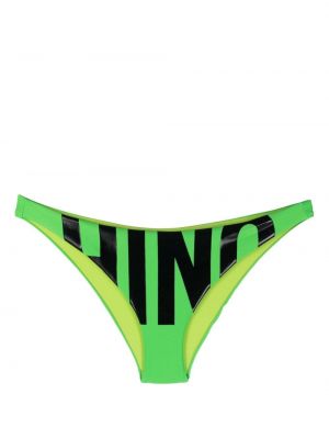 Bikini s potiskom Moschino zelena