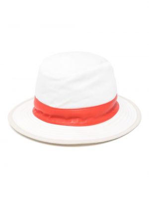 Laia lõikega müts Hermès valge