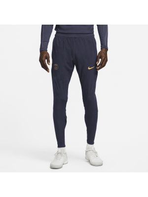 Dzianinowe spodnie Nike niebieskie