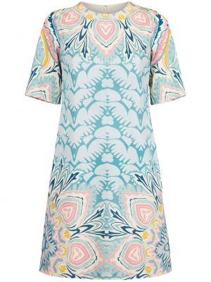 Kleid mit print mit paisleymuster Etro blau