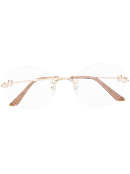 Диоптрични очила Cartier Eyewear златисто