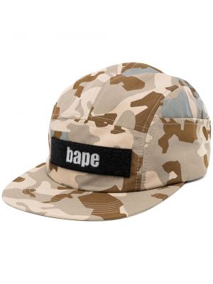 Kamuflere trykt cap A Bathing Ape® brun