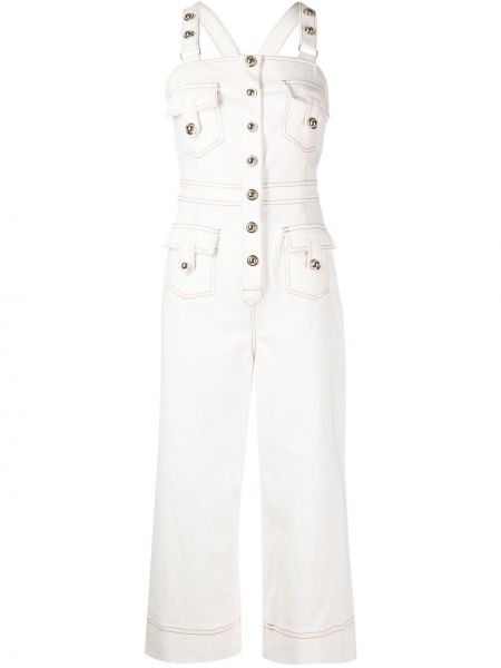 Ermeløs jumpsuit Alice Mccall hvit