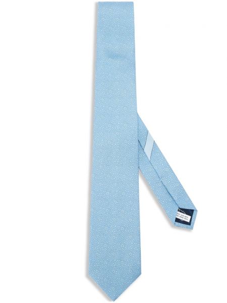 Selyem nyakkendő nyomtatás Ferragamo