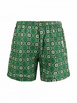 Shorts à imprimé Peninsula Swimwear vert