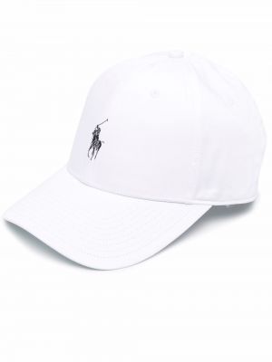 Brodert cap Polo Ralph Lauren hvit