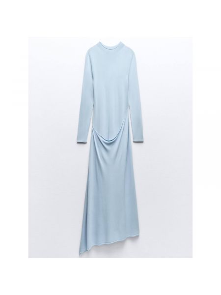 Длинное платье Zara синее