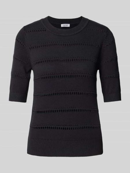 Dzianinowy sweter Esprit czarny