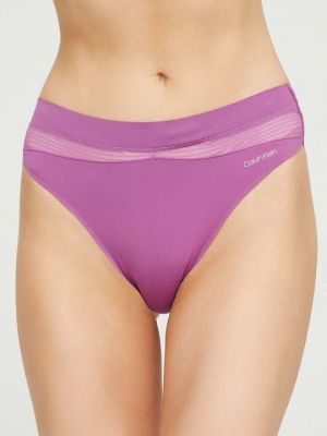 Шлепанцы Calvin Klein Underwear фиолетовые