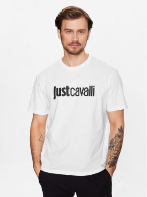 T-shirt Just Cavalli Weiß