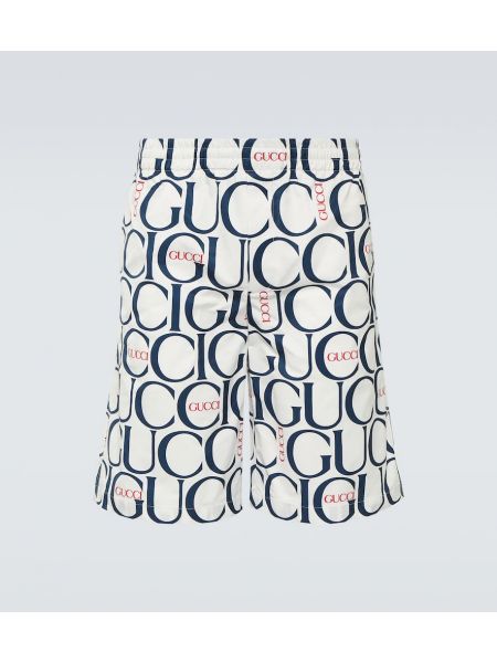 Pantaloncini con stampa Gucci