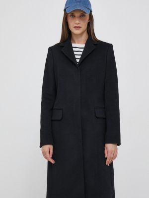 Płaszcz wełniany Calvin Klein czarny