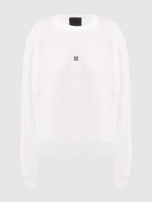 Белый шерстяной свитер Givenchy
