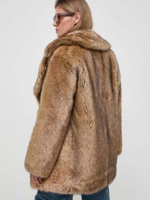 Oversized kabát Michael Michael Kors béžový