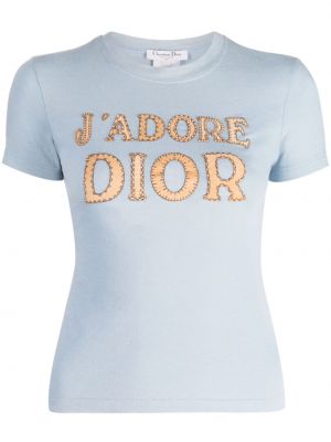 T-shirt Christian Dior blu