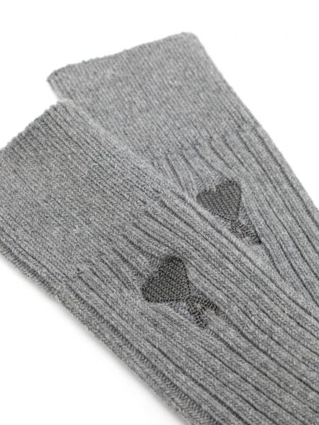 Ponožky Ami Paris šedé