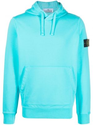 Hoodie Stone Island blå