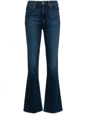 Jeans bootcut taille haute Paige bleu