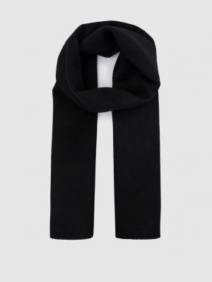 Черный шерстяной шарф Toteme