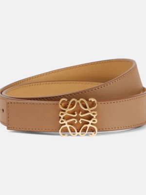 Cinturón de cuero Loewe marrón