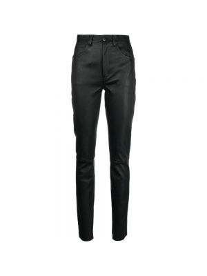 Spodnie skinny fit 3x1 czarne