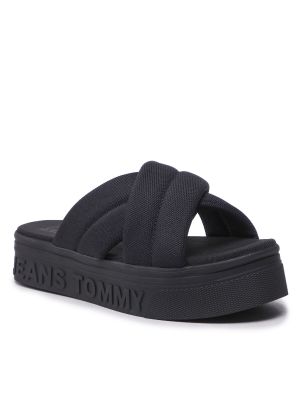 Šľapky Tommy Jeans čierna