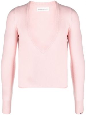 Кашмирен пуловер Extreme Cashmere розово