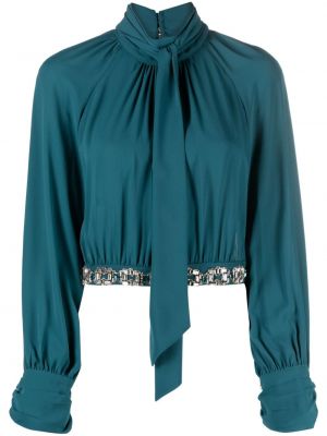 Блуза Elisabetta Franchi зелено