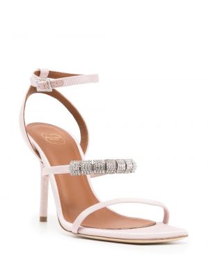 Sandale mit kristallen Malone Souliers pink