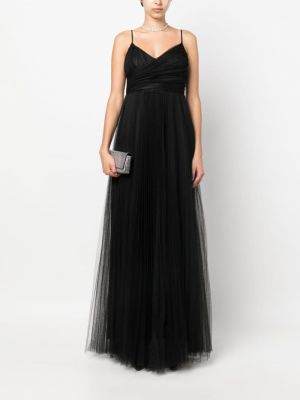 Sukienka wieczorowa tiulowa plisowana Fabiana Filippi czarna