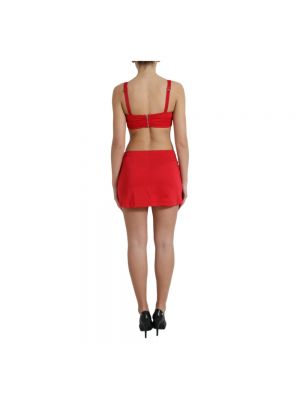 Mini vestido Dolce & Gabbana rojo