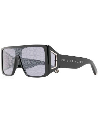 Oversize saulesbrilles Philipp Plein melns