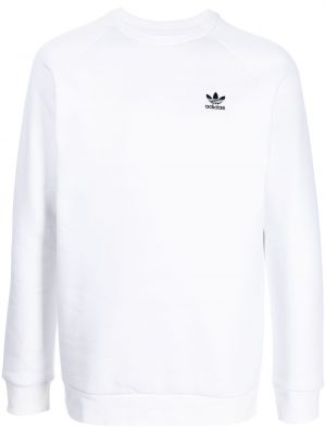 Sweatshirt mit stickerei Adidas weiß