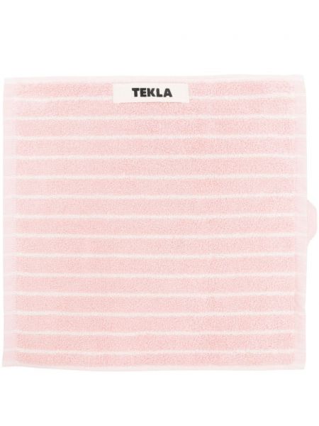 Βαμβακερό μπουρνούζι Tekla ροζ