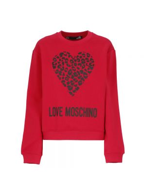 Bluza dresowa Love Moschino czerwona