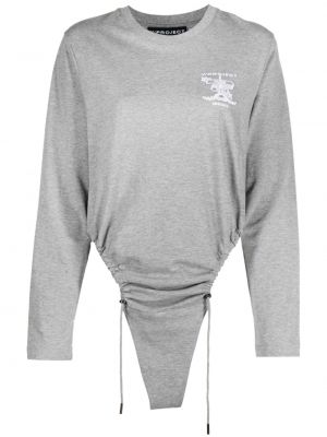 Sweatshirt aus baumwoll mit print Y/project grau