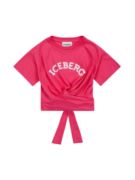 Różowa koszulka Iceberg