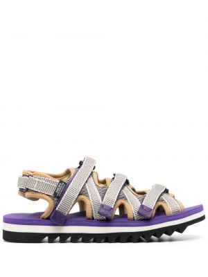 Sandály na zip Suicoke fialové