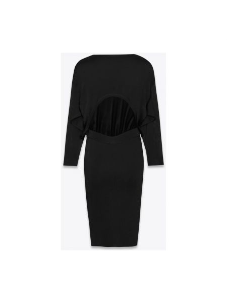 Mini vestido Saint Laurent negro