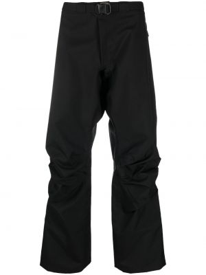 Ravne hlače z zadrgo Gr10k črna