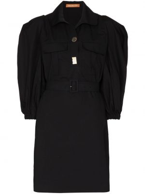 Φόρεμα σε στυλ πουκάμισο Rejina Pyo μαύρο