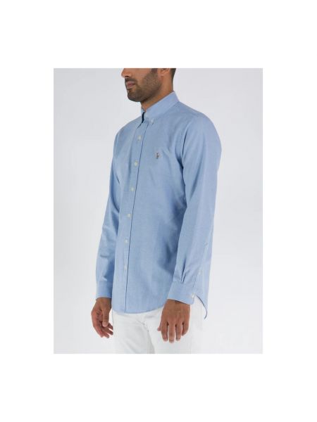 Koszula z długim rękawem Ralph Lauren niebieska