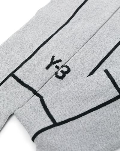Calcetines con estampado Y-3 gris