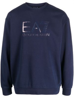 Sweatshirt Ea7 Emporio Armani blå